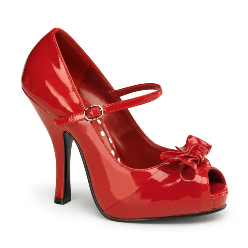 Pin Up Couture CUTIEPIE-08 Mary Jane (Red Patent)