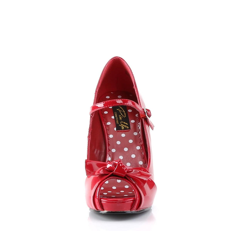 Pin Up Couture CUTIEPIE-08 Mary Jane (Red Patent)