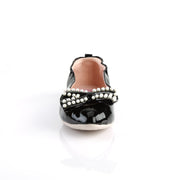 Pin Up Couture IVY-09 Flat (Black Patent)