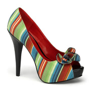 Pin Up Couture LOLITA-12 Pump (Serape Print Fabric)