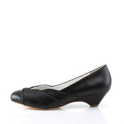 Pin Up Couture LULU-05 Black Faux Leather
