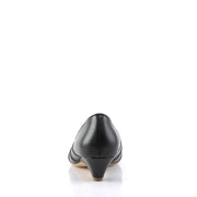 Pin Up Couture LULU-05 Black Faux Leather