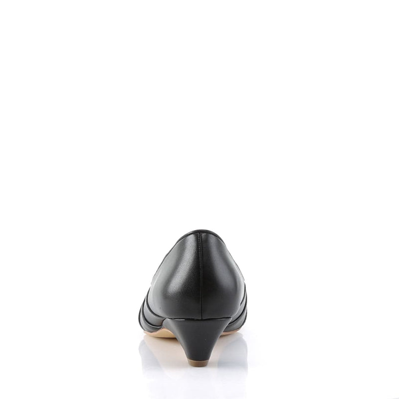 Pin Up Couture LULU-05 Black Faux Leather