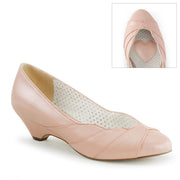 Pin Up Couture LULU-05 Pump (Baby Pink Faux Leather)