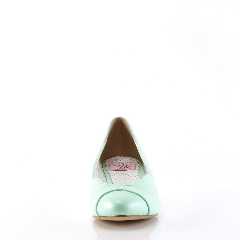 Pin Up Couture LULU-05 Pump (Mint Faux Leather)
