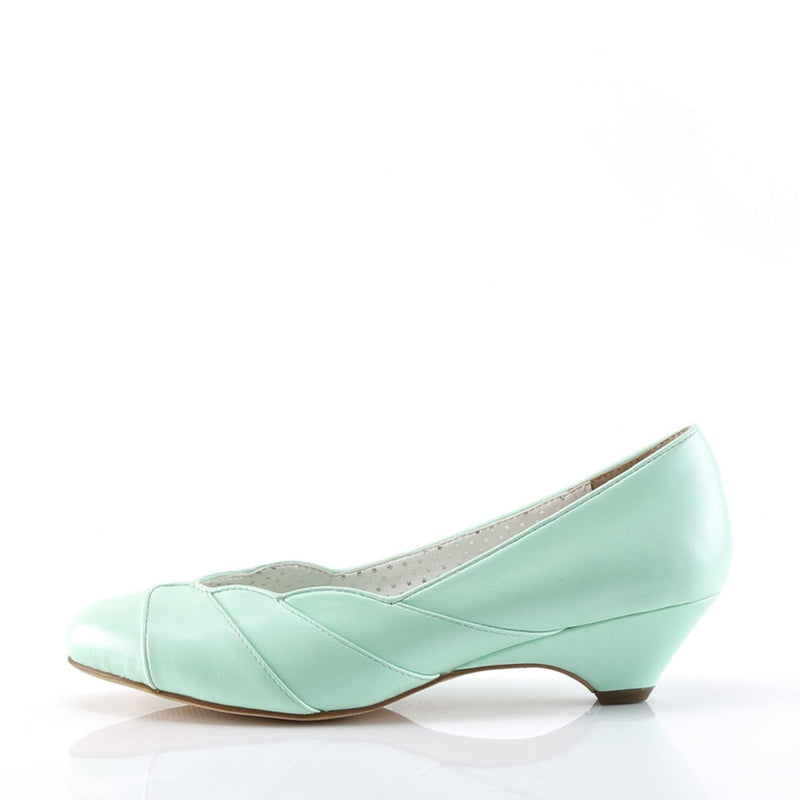 Pin Up Couture LULU-05 Pump (Mint Faux Leather)
