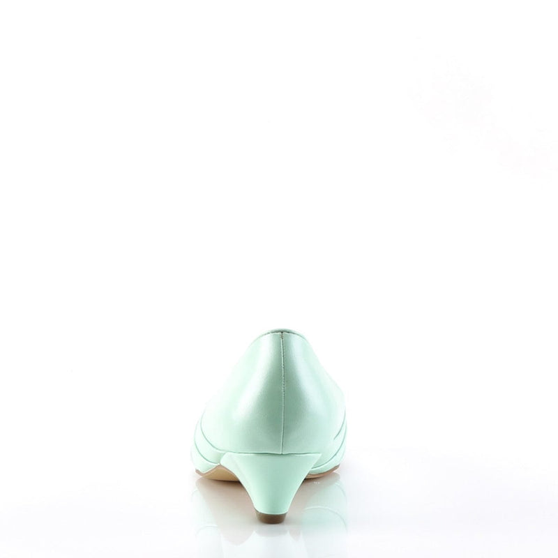 Pin Up Couture LULU-05 Pump (Mint Faux Leather)