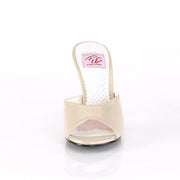 Pin Up Couture MONROE-05 Champagne Faux Leather