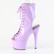 Pleaser ADORE-1016 Platform Ankle Boot (Lavender Patent/Lavender)