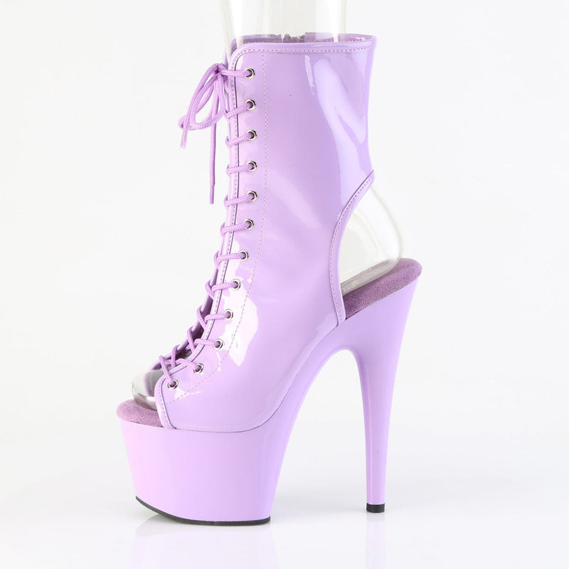 Pleaser ADORE-1016 Platform Ankle Boot (Lavender Patent/Lavender)