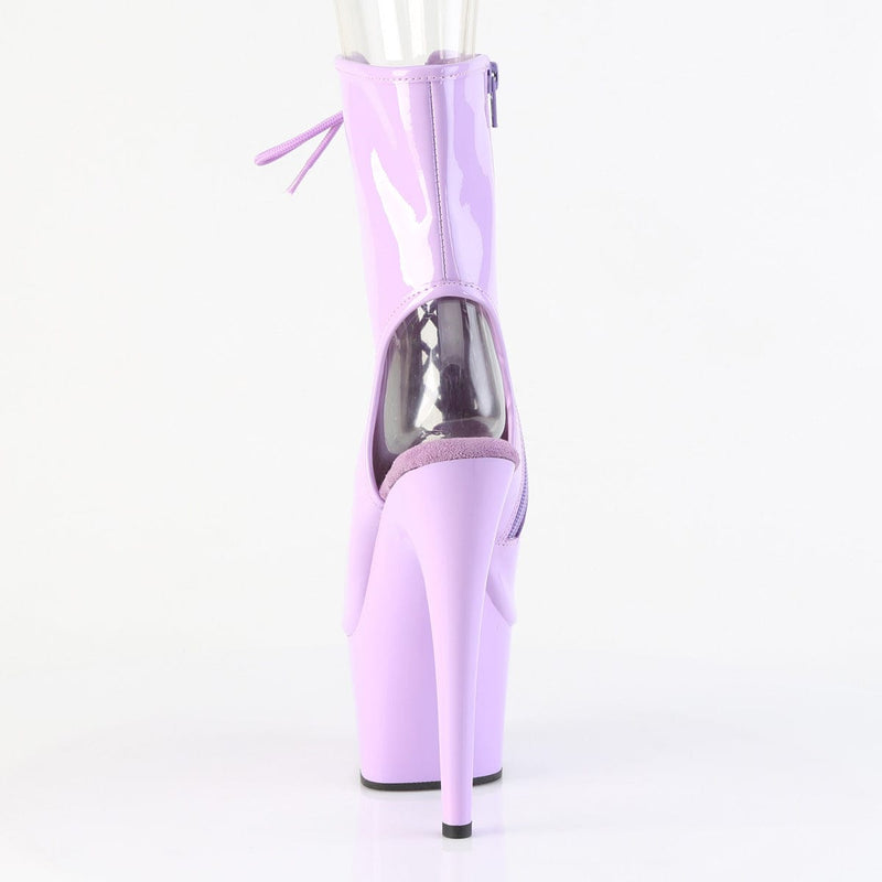 Pleaser ADORE-1016 Platform Ankle Boot (Lavender Patent/Lavender)
