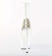 Pleaser ADORE-1016 Platform Ankle Boot (White Patent/White)