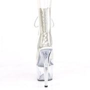 Pleaser ADORE-1016C-2 Platform Ankle Boot (Clear-Rhinestone/Clear)