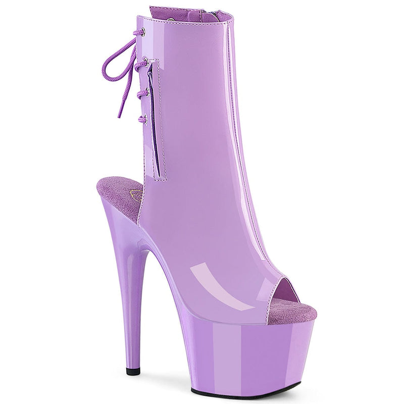 Pleaser ADORE-1018 Platform Ankle Boot (Lavender Patent/Lavender)