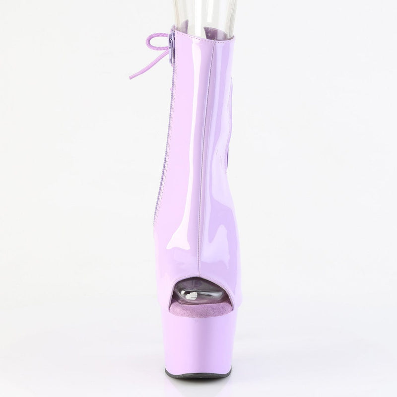 Pleaser ADORE-1018 Platform Ankle Boot (Lavender Patent/Lavender)