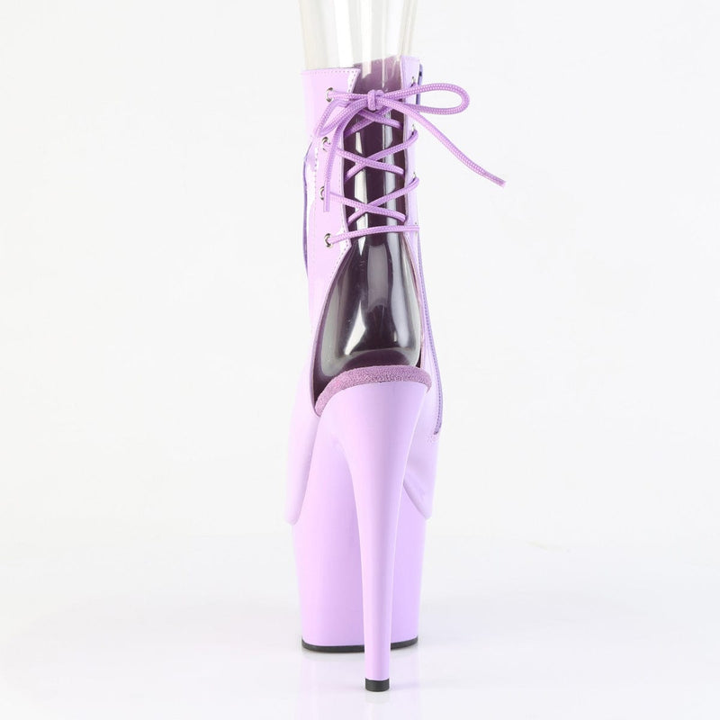 Pleaser ADORE-1018 Platform Ankle Boot (Lavender Patent/Lavender)