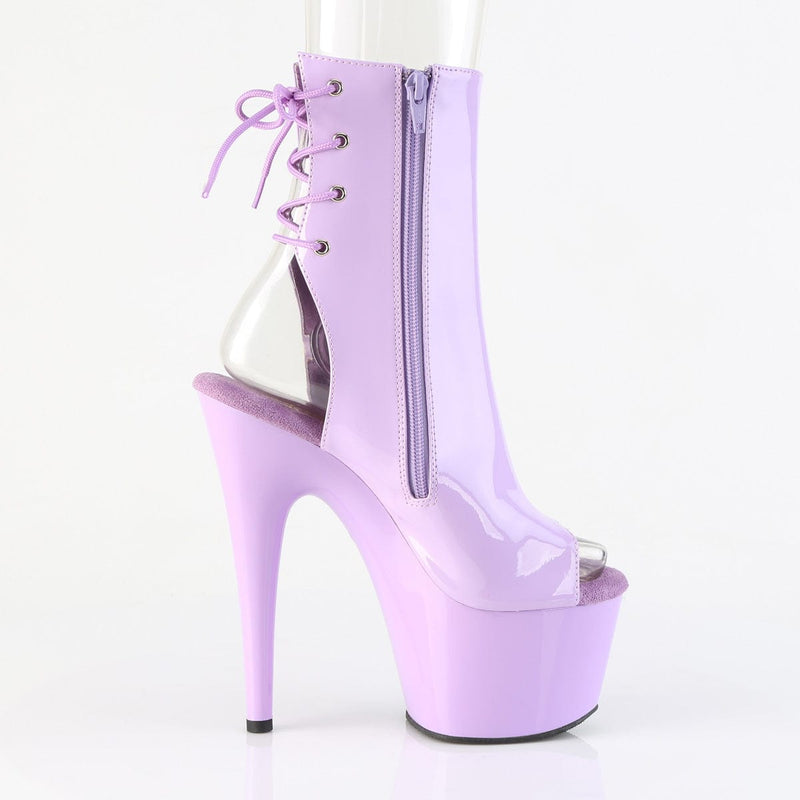 Pleaser ADORE-1018 Platform Ankle Boot (Lavender Patent/Lavender)
