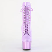 Pleaser ADORE-1020 Platform Ankle Boot (Lavender Patent/Lavender Chrome)