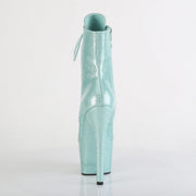 Pleaser ADORE-1020GP Platform Ankle Boot (Mint Glitter Patent/M)