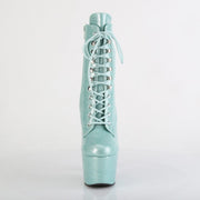 Pleaser ADORE-1020GP Platform Ankle Boot (Mint Glitter Patent/M)