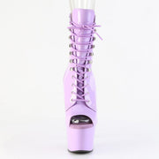 Pleaser ADORE-1021 Platform Ankle Boot (Lavender Patent/Lavender)