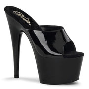 Pleaser ADORE-701 Platform Slide (Black Patent/Black)