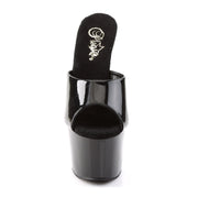 Pleaser ADORE-701 Platform Slide (Black Patent/Black)