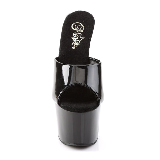 Pleaser ADORE-701 Platform Slide (Black Patent/Black)