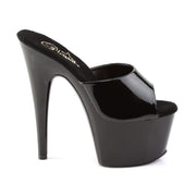 Pleaser ADORE-701 Platform Slide (Black Patent/Black)