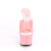 Pleaser ADORE-701N Platform Slide (Baby Pink (Jelly-Like) TPU/Baby Pink)