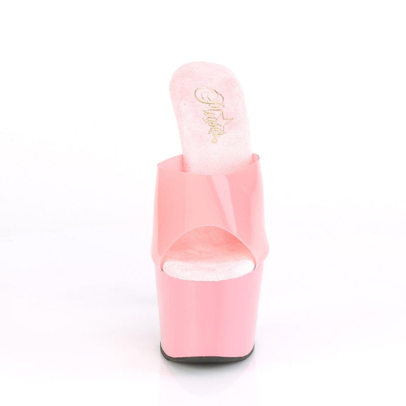 Pleaser ADORE-701N Platform Slide (Baby Pink (Jelly-Like) TPU/Baby Pink)