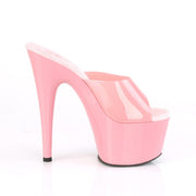 Pleaser ADORE-701N Platform Slide (Baby Pink (Jelly-Like) TPU/Baby Pink)