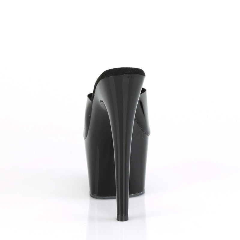 Pleaser ADORE-701N Platform Slide (Black (Jelly-Like) TPU/Black)
