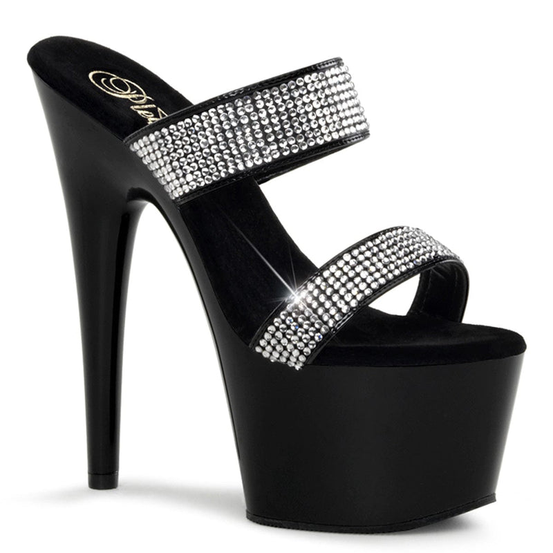 Pleaser ADORE-702-2 Platform Slide (Black/Black)