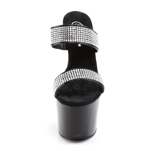 Pleaser ADORE-702-2 Platform Slide (Black/Black)