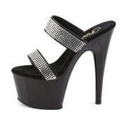 Pleaser ADORE-702-2 Platform Slide (Black/Black)