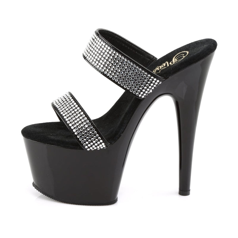 Pleaser ADORE-702-2 Platform Slide (Black/Black)