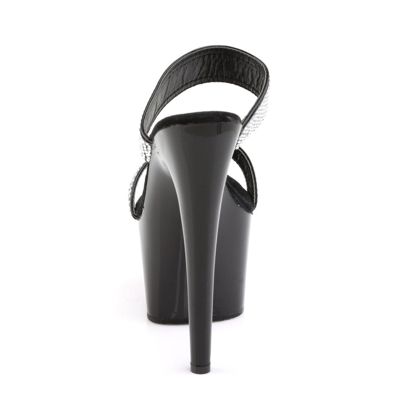 Pleaser ADORE-702-2 Platform Slide (Black/Black)
