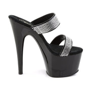 Pleaser ADORE-702-2 Platform Slide (Black/Black)