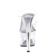 Pleaser ADORE-702 Platform Slide (Clear/Clear)