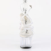 Pleaser ADORE-706 Platform Sandal (Clear/Clear)