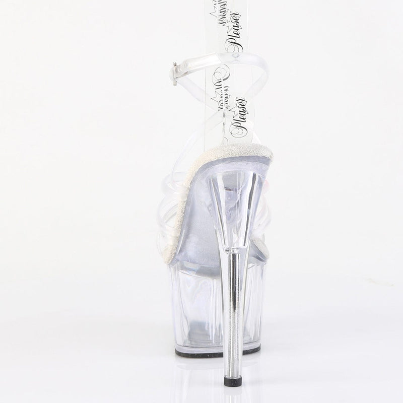Pleaser ADORE-706 Platform Sandal (Clear/Clear)