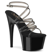 Pleaser ADORE-706 Platform Sandal (Smoke/Black)