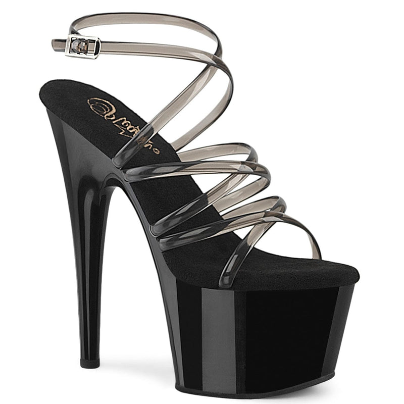 Pleaser ADORE-706 Platform Sandal (Smoke/Black)