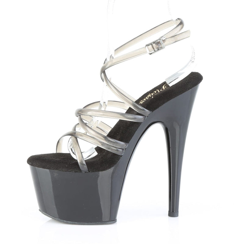 Pleaser ADORE-706 Platform Sandal (Smoke/Black)