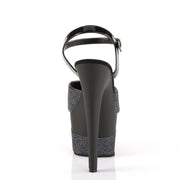 Pleaser ADORE-709-2G Black Multi Glitter/Black Multi Glitter