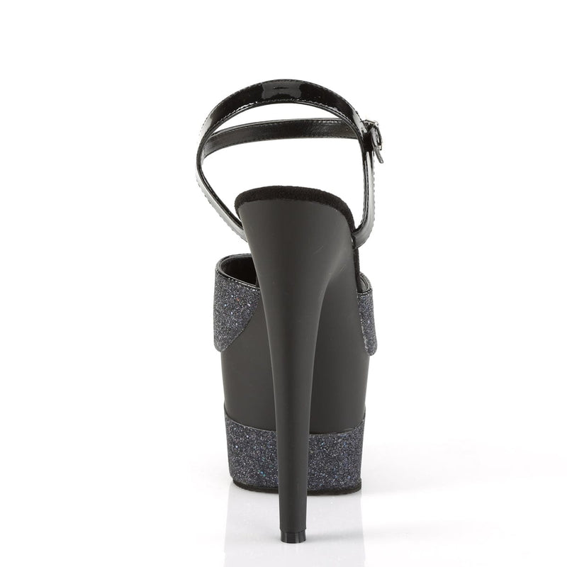 Pleaser ADORE-709-2G Black Multi Glitter/Black Multi Glitter