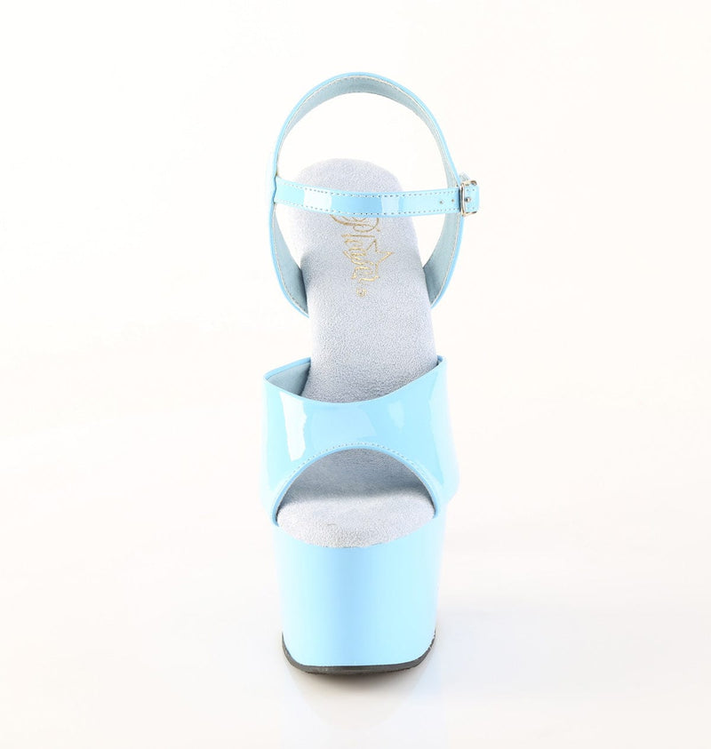 Pleaser ADORE-709 Platform Sandal (Baby Blue Patent/Baby Blue)