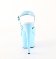 Pleaser ADORE-709 Platform Sandal (Baby Blue Patent/Baby Blue)