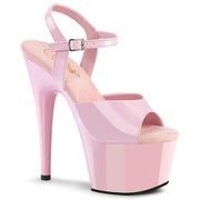 Pleaser ADORE-709 Platform Sandal (Baby Pink Patent/Baby Pink) 5